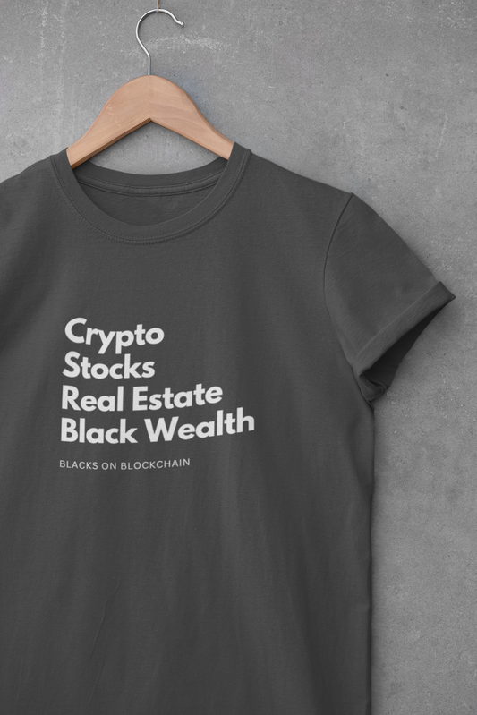 "Crypto, Black Wealth" T-shirt